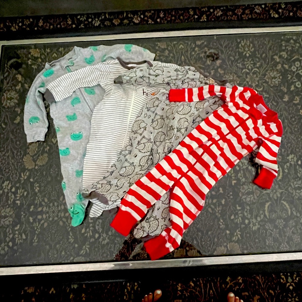 Bundle of baby pajamas